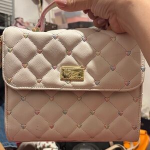 Pink Quilted Handbag